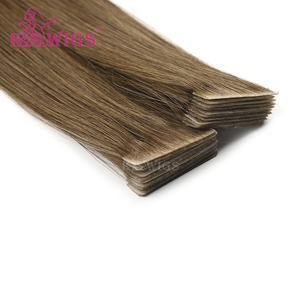Extensiones de cabello con cinta adhesiva PU sin costuras KSWIGS, recién llegadas, color natural, cabello humano virgen, trama invisible, fáciles de aplicar. - Product Image 1