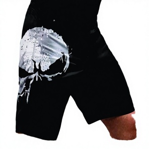 กางเกงมวยปล้ำผสมผสานแบบสั่งทำพิเศษของ Fightbro ผ้าฝ้ายยืด 100% โลโก้ด้านหน้า แห้งเร็ว ระบายอากาศได้ดี - Product Image 1