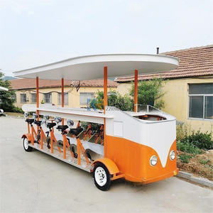 Bicicleta Turística Eléctrica de 18 Pasajeros, Bicicleta Urbana, Pub en Bicicleta, Autobús de Pedales, Autobús de Cerveza, Bicicleta - Product Image 5