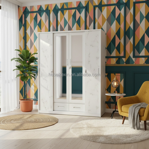 Guarda-Roupa de Aço Multifuncional com Prateleiras Metálicas Ajustáveis para Quarto de Apartamento e Organização de Roupas - Product Image 1