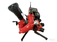Meriam Air Pemadam Kebakaran Jarak Jauh 85m, Kontrol Remote, 80L/S, Desain Modular 3-Inlet, Fleksibel, Dapat Disesuaikan untuk Kebakaran Industri
