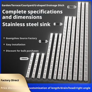 Canal de drenaje personalizable de acero inoxidable 304 – Estilos estándar de alta calidad - Product Image 5