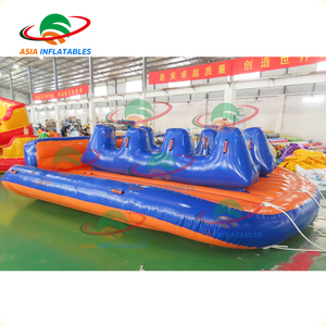 Bateau banane gonflable remorquable 6 places pour activités nautiques – Bateau banane gonflable durable pour jeux en mer - Product Image 4