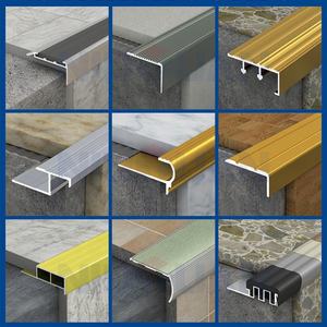 NIUYUAN Design moderne sécurité <span class=keywords><strong>LED</strong></span> profil d'<span class=keywords><strong>escalier</strong></span> en aluminium <span class=keywords><strong>nez</strong></span> d'<span class=keywords><strong>escalier</strong></span> léger <span class=keywords><strong>avec</strong></span> insert en caoutchouc - Product Image 6