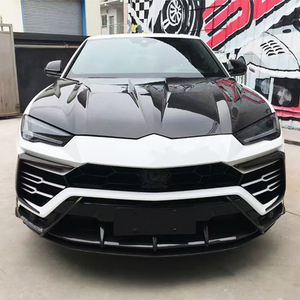 Nouveau kit carrosserie avant en fibre de carbone avec feux antibrouillard, pare-chocs avant et aileron arrière pour Urus - Installation par visage à visser - Product Image 2