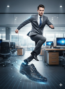 Men Black Textured Formal Shoes Signature Style Comfortable Office and Business Daily Wear Shoes - Product Image 2