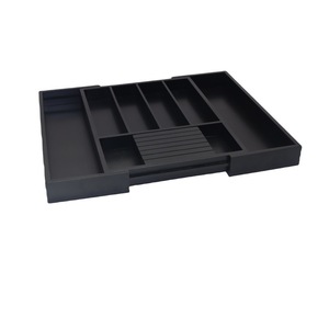 Bamboo divider extendable drawer <b>storage</b> <b>box</b>, expandable <b>kitchen</b> knife <b>storage</b> <b>box</b>, export customized model - Product Image 1
