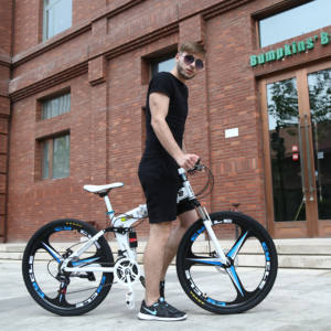 2024 vélo pliable vélos VTT <span class=keywords><strong>pas</strong></span> <span class=keywords><strong>cher</strong></span> sport roded Gear Cycle inde petit engrenage pour Cycles feu renard frein à disque vélo pliant - Product Image 3