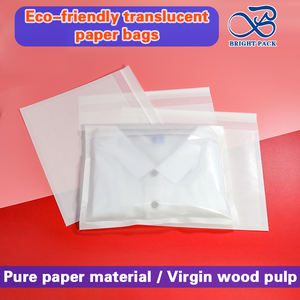 100% Biologisch Abbaubare Transparente Pergaminpapierbeutel für die Sockenverpackung - Product Image 2