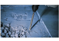 Burin à pointe SDS Plus 5C pour le perçage de la maçonnerie, finition polie, longueur 250 mm