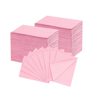 125 pièces de tapis de table jetables pliables et imperméables pour le soin des ongles, le vernis, la manucure et la pratique du nail art, en papier non pelucheux - Product Image 1