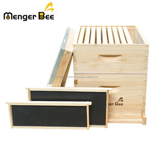 Cajas para Colmenas de Abejas Langstroth de 10 Cuadros, Kit Completo de Colmena que Incluye 1 Caja Profunda para Cría de Abejas y 1 Caja Mediana para Abejas Superiores - Product Image 5