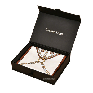 High Quality Luxury Silk Satin Packaging Boxes Handmade Cardboard <b>Magnetic</b> <b>Box</b> for Clothing - Product Image 3