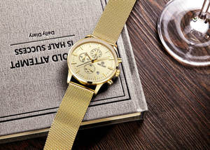 Montre à quartz MEGIR 2011, cadran fin, montre simple et luxueuse pour homme, bracelet en acier inoxydable, montre-bracelet pour homme, Montre Homme Reloj - Product Image 4
