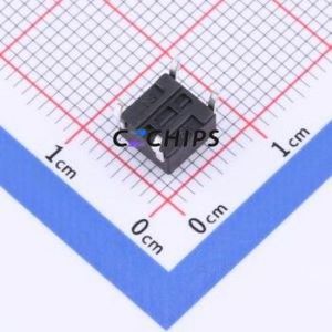 TSD001B04518A Tactile Switch Through hole Component (THT)-4P,6x6mm Switch Round Button 1.8N Through Hole 6mm - Product Image 2