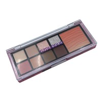 Palette de fards à paupières neuf couleurs OEM transfrontalière, finitions scintillantes et mates - Options personnalisées, maquillage tout-en-un, modèle DD2362