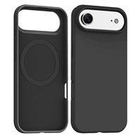Coque de téléphone en silicone liquide vert de luxe pour iPhone 17 Air, doublure en microfibre renforcée pour une protection optimale et une sensation douce au toucher