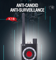 Detector de Micrófonos Ocultos Inalámbrico GPS RF BLOCKWAVE K18 con Detección de Audio Antiespía GSM, Batería de 1000 mAh para Seguridad en Supermercados
