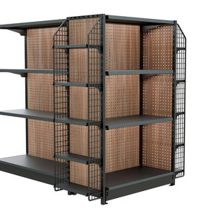 Meilleures ventes : Étagères de supermarché gondoles, système d'étagères métalliques de taille standard pour magasins de marchandises diverses - Product Image 2