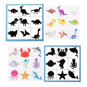 Jeu d'association des ombres : Trouvez les différences – Jeu interactif parent-enfant pour l'entraînement de la concentration des bébés et jouets éducatifs précoces pour enfants - Product Image 2