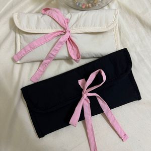 Ballet-style girly pencil case, large capacity storage <b>bag</b>, cute and <b>sweet</b> pencil case with bow, stationery <b>bag</b>, stationery - Product Image 1