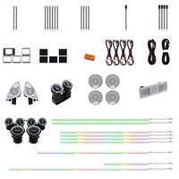 Kit de luces ambientales dinámicas activas TMPRO exclusivo para Mercedes Clase E W213, juego completo para salpicadero, puertas y espacio para los pies.