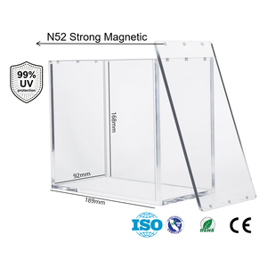 Estuche Acrílico Lavable y Ligero ETB 5+8mm, Caja de Exhibición para Ropa Elite Trainer, Cierre Magnético, Fácil Montaje, 99% de Protección UV - Product Image 3