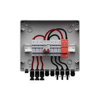 Boîtier de Combinateur Solaire Photovoltaïque MythEle DC500V 3 Entrées 1 Sortie 500V, Étanche IP65, Certifié CE, Boîtier PC+ABS