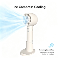 Ventilateur portable d'extérieur étanche avec lumière, compresse froide suspendue, mini-refroidisseur électrique USB rechargeable pour voiture