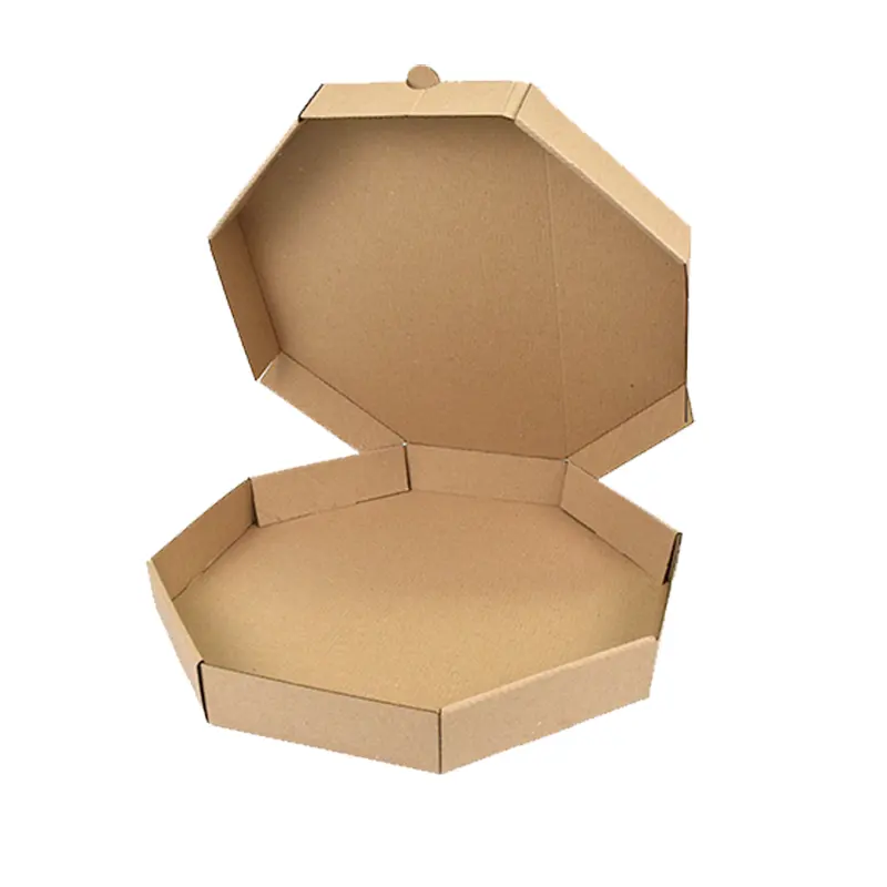 Custom Biodegradable Printed Logo Food Grade Corrugated Reusable Cardboard Karton Octagon Pizza Box,Custom Pizza Boxes With Logo