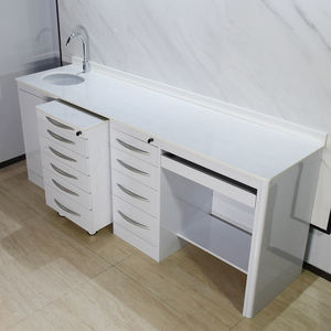 Arredamento Ospedaliero Moderno di Alta Qualità <span class=keywords><strong>Banco</strong></span> da Laboratorio Dentistico in Acciaio Inossidabile Antiruggine con 4 Cassetti Colore Personalizzabile - Product Image 4