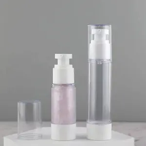 Airless Vakuum Plastik flasche 50ml 80ml 120ml Flüssigkeits behälter Luft Frost Reise pumpe Flasche