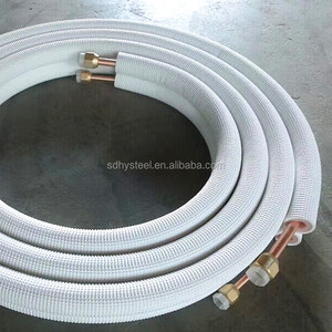 Đơn Hoặc Đôi Điều Hòa Không Khí Đồng Ống Với Chống Cháy PE Cách Điện Pre Cách Điện Ống Đồng - Product Image 2