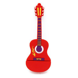 แฟลชไดรฟ์ PVC รูปกีตาร์การ์ตูนสีสันสดใสสำหรับคอนเสิร์ตสินค้าใหม่พร้อมอินเทอร์เฟซ2.0และ3.0รับประกัน1ปี - Product Image 3