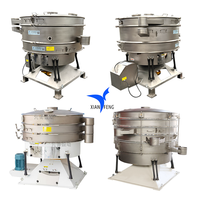 Machine de criblage pour pierres et terres décoratives - Tamiseur vibrant circulaire pour le calibrage et la dimensionnement des matériaux de paysagisme