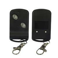 Télécommande universelle sans fil RF à 2 boutons 315M 433M avec code EV1527 pour ouvre-porte de garage électronique à LED et code d'apprentissage
