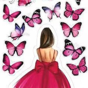 All'ingrosso farfalla e ragazza 3D Cake Topper elegante <span class=keywords><strong>torta</strong></span> decorazione per la cottura e la decorazione di torte - Product Image 5