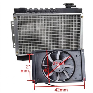 Radiateur universel motorisé en aluminium durable à haute efficacité pour tricycle, cyclomoteur, VTT et micro-voiture - Product Image 6