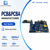 Service clé en main de fabrication de circuits imprimés (PCBA) à partir de fichiers Gerber, liste de composants (BOM), vérification DFM gratuite, assemblage SMT, fabrication rapide de prototypes