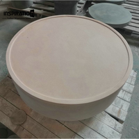 Table d'appoint en ciment couleur personnalisée pour salon, fabricant de tables d'appoint en ciment couleur personnalisée, table basse abstraite en béton