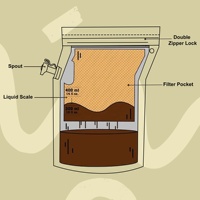 Filtre d'infusion de café portable recyclable à impression personnalisée Sac de café Cafetière