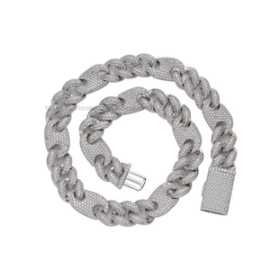 Cuban Necklace 16mm Pig Nose Chain Box Buckle Cuban Chain Bracelet Tanjing Fashion Lijing Necklace - Product Image 4