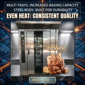 Équipement <span class=keywords><strong>de</strong></span> <span class=keywords><strong>boulangerie</strong></span> commerciale 5 10 15 plateaux four à convection 380V nouvelle condition Machine <span class=keywords><strong>de</strong></span> cuisson pour hôtels Pizza pour farine - Product Image 1