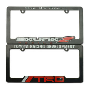 Hersteller Custom Großhandel New Custom ized USA Auto nummer Nummern schild Rahmen halter Großhandel Auto Nummern schild Rahmen - Product Image 2