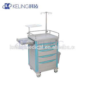 Super qualité soins infirmiers abs <span class=keywords><strong>chariot</strong></span> médical <span class=keywords><strong>d</strong></span>'urgence avec <span class=keywords><strong>d</strong></span>'injection pôle - Product Image 1
