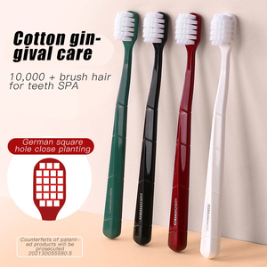 Brosse à dents à poils PBT coniques à large manche brosse à dents carrée ancre brosse à dents adulte - Product Image 2