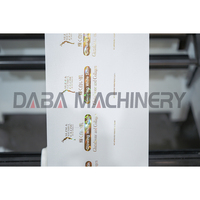 Machine de découpe d'étiquettes en papier de machine d'estampage à chaud d'autocollant découpé et rainé à plat
