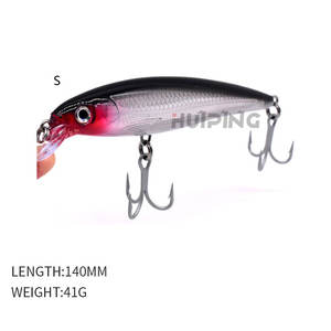 Vernice UV <span class=keywords><strong>esca</strong></span> artificiale 41g 140mm Big Minnow Deep Diving Trolling Lure esche da Pesca in acqua di mare Pesca <span class=keywords><strong>per</strong></span> spigola tonno Lure - Product Image 5