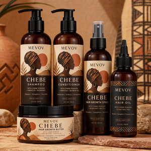 Set <span class=keywords><strong>de</strong></span> Champú y Acondicionador Vegano Personalizado Chebe <span class=keywords><strong>para</strong></span> <span class=keywords><strong>el</strong></span> Crecimiento del Cabello, Repara <span class=keywords><strong>el</strong></span> Cabello Dañado, Sin Sulfatos, Anticaspa - Product Image 1