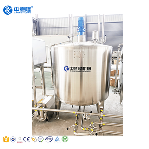 Cuve de mélange de liquide en acier inoxydable Mélangeur sous vide Homogénéisateur Cuve de mélange de pâte Machines de fabrication de lotion et de crème pour le corps - Product Image 1